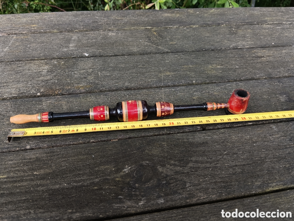 Vintage: PAREJA PIPAS FUMAR EN MADERA. - Foto 15
