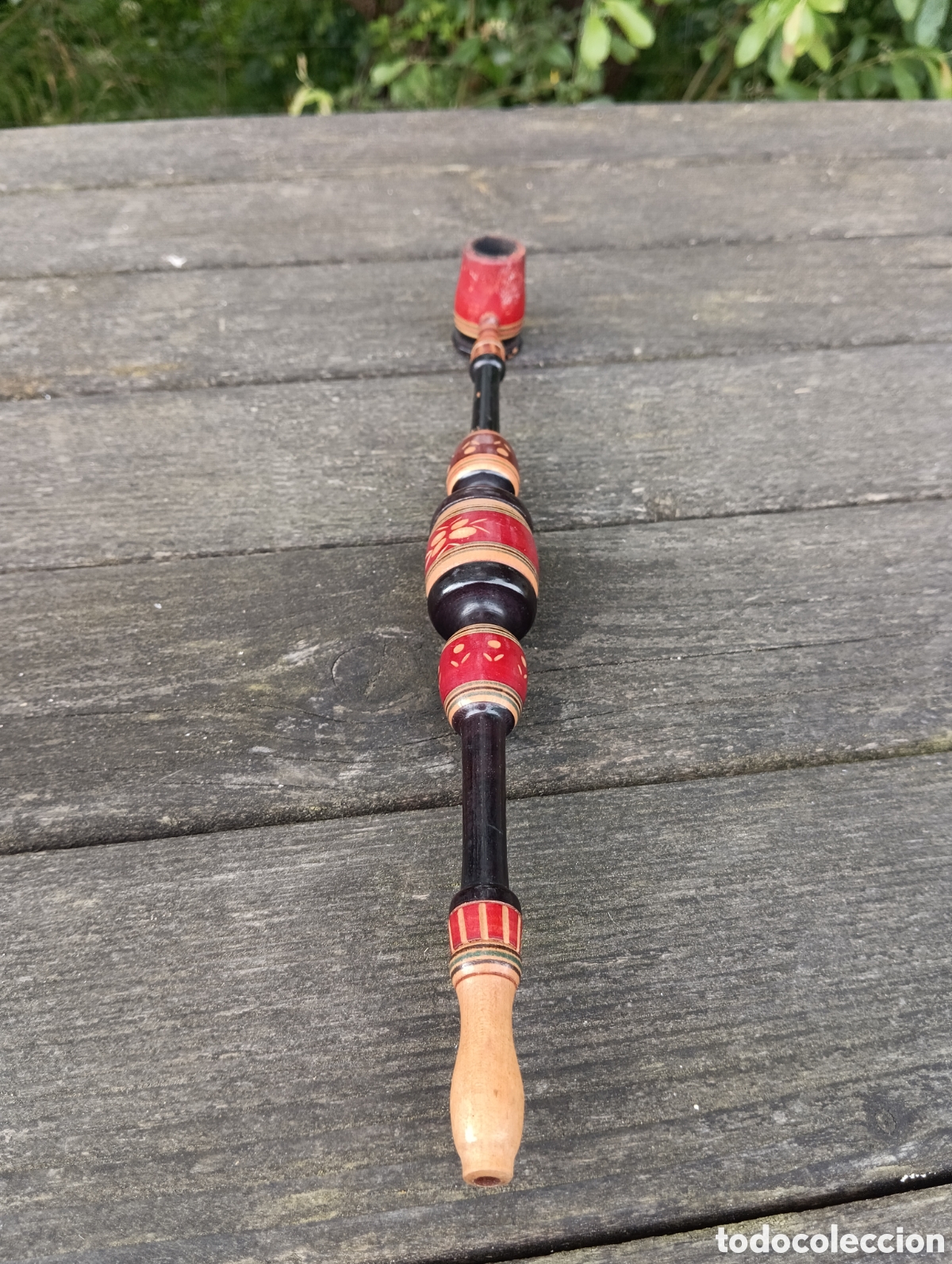 Vintage: PAREJA PIPAS FUMAR EN MADERA. - Foto 17