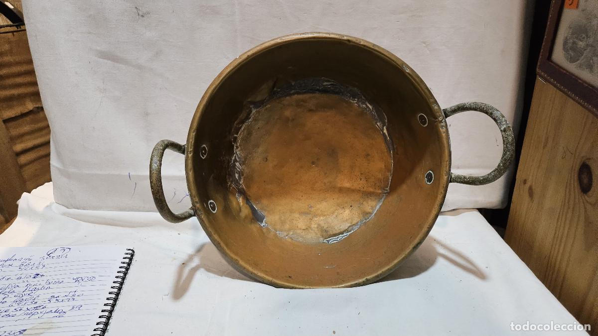 Vintage: cazuela antigua de metal - Foto 1