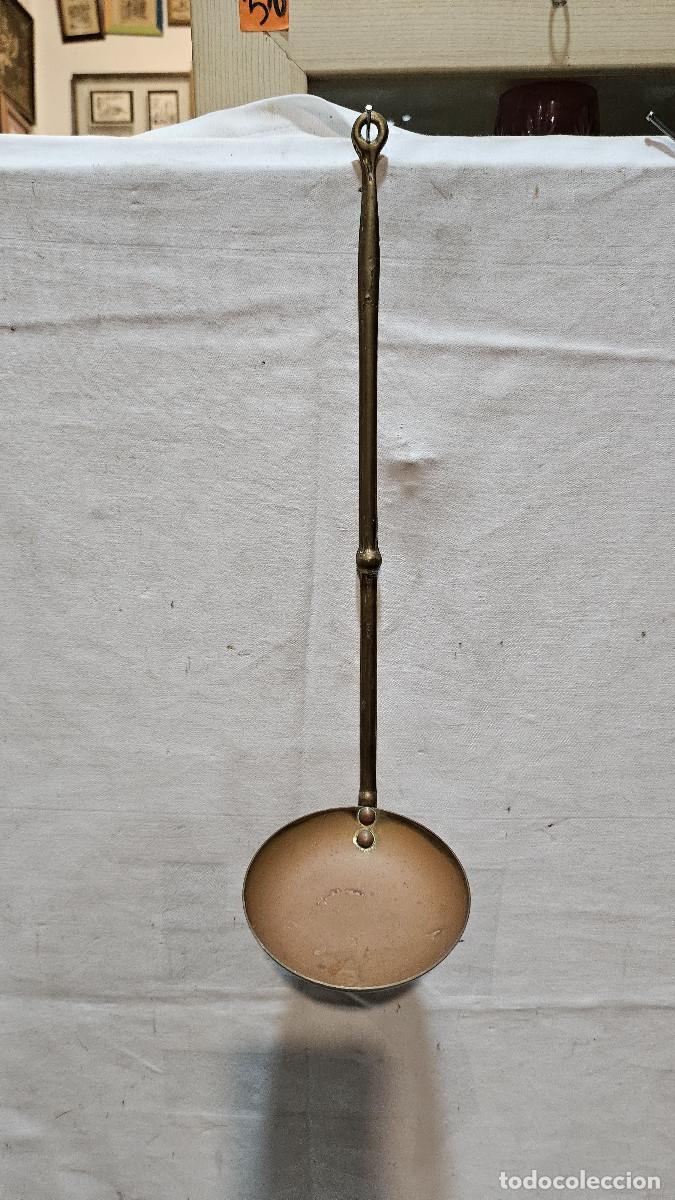 Vintage: cazo antiguo rustico de metal - Foto 1