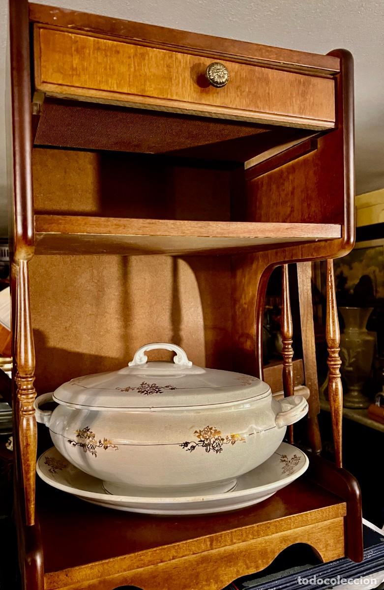 Vintage: Mesilla Vintage Con Un Caj&oacute;n - Foto 4