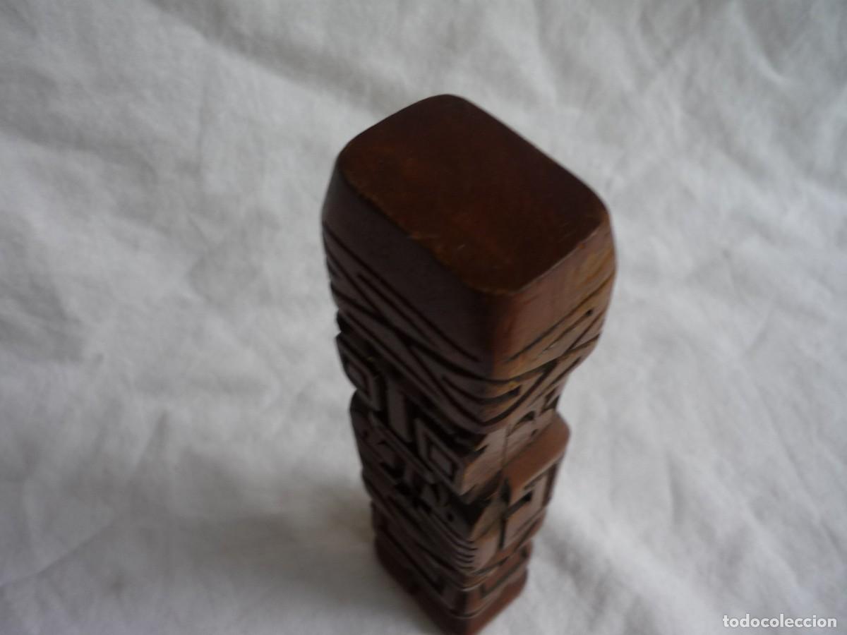 Vintage: Totem tallado en madera - Foto 6