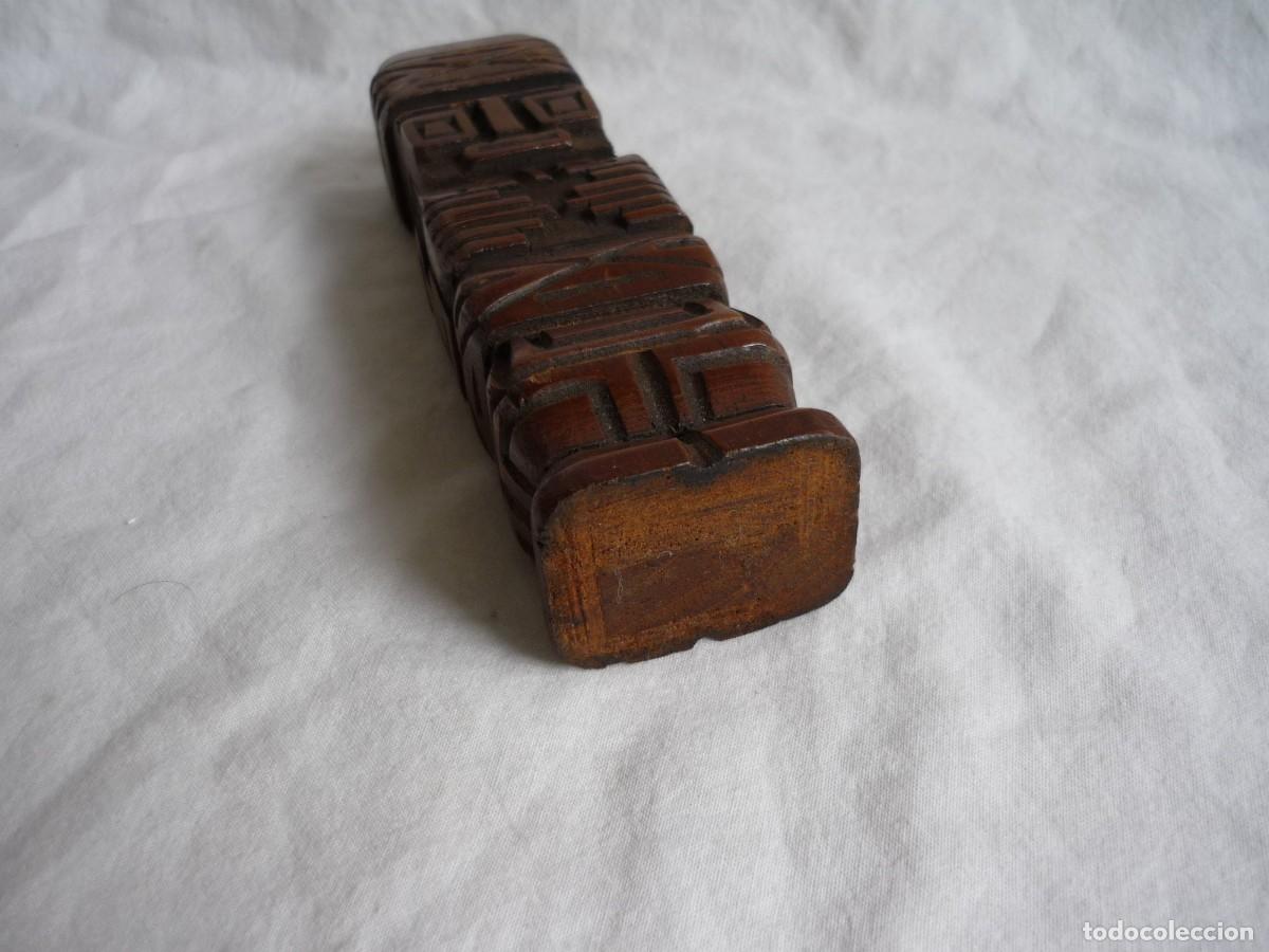 Vintage: Totem tallado en madera - Foto 7
