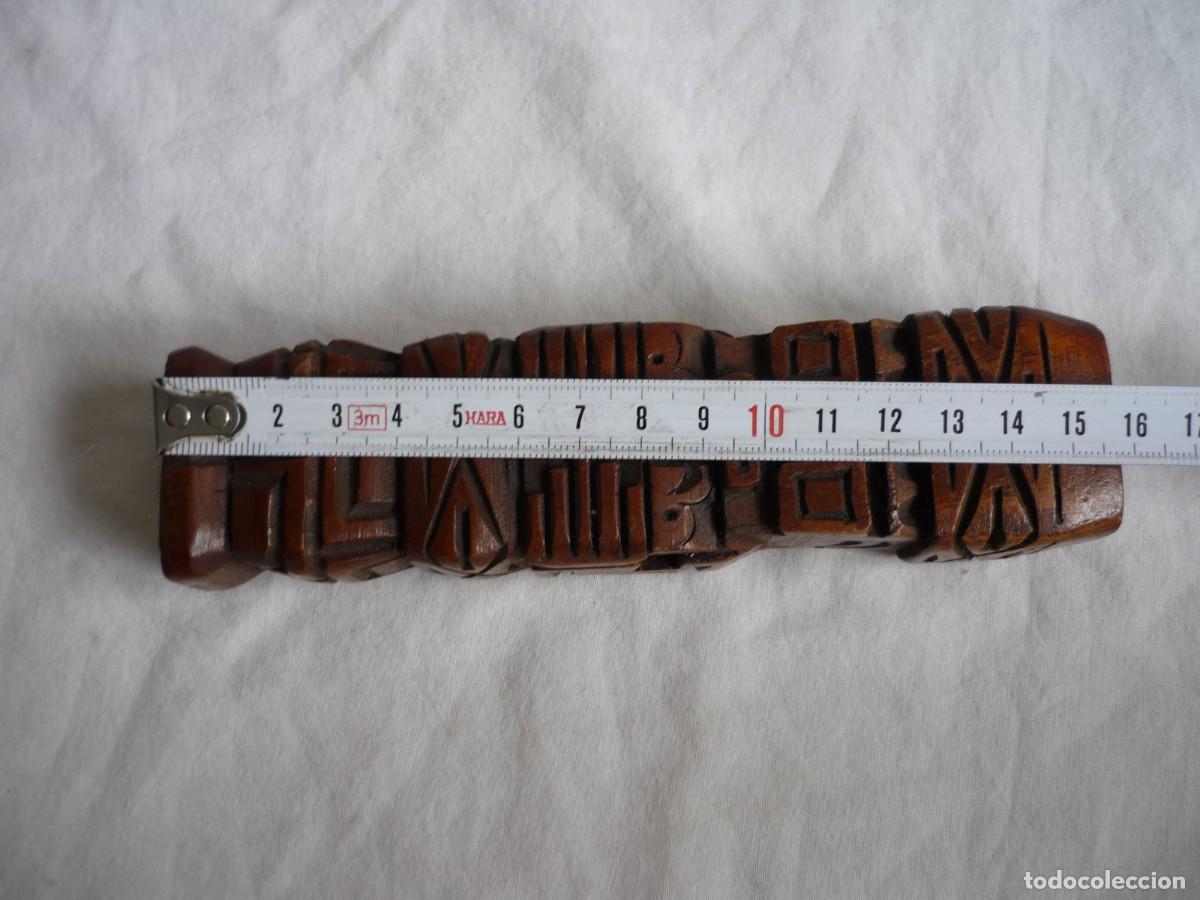 Vintage: Totem tallado en madera - Foto 8