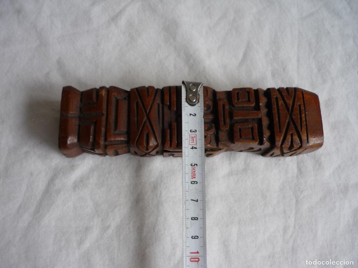 Vintage: Totem tallado en madera - Foto 10