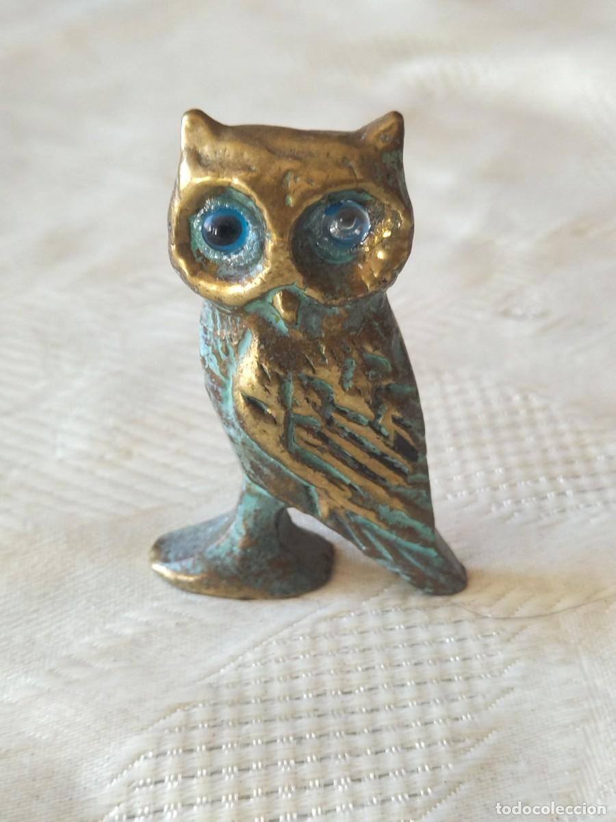 Vintage: B&uacute;ho de bronce macizo . - Foto 1