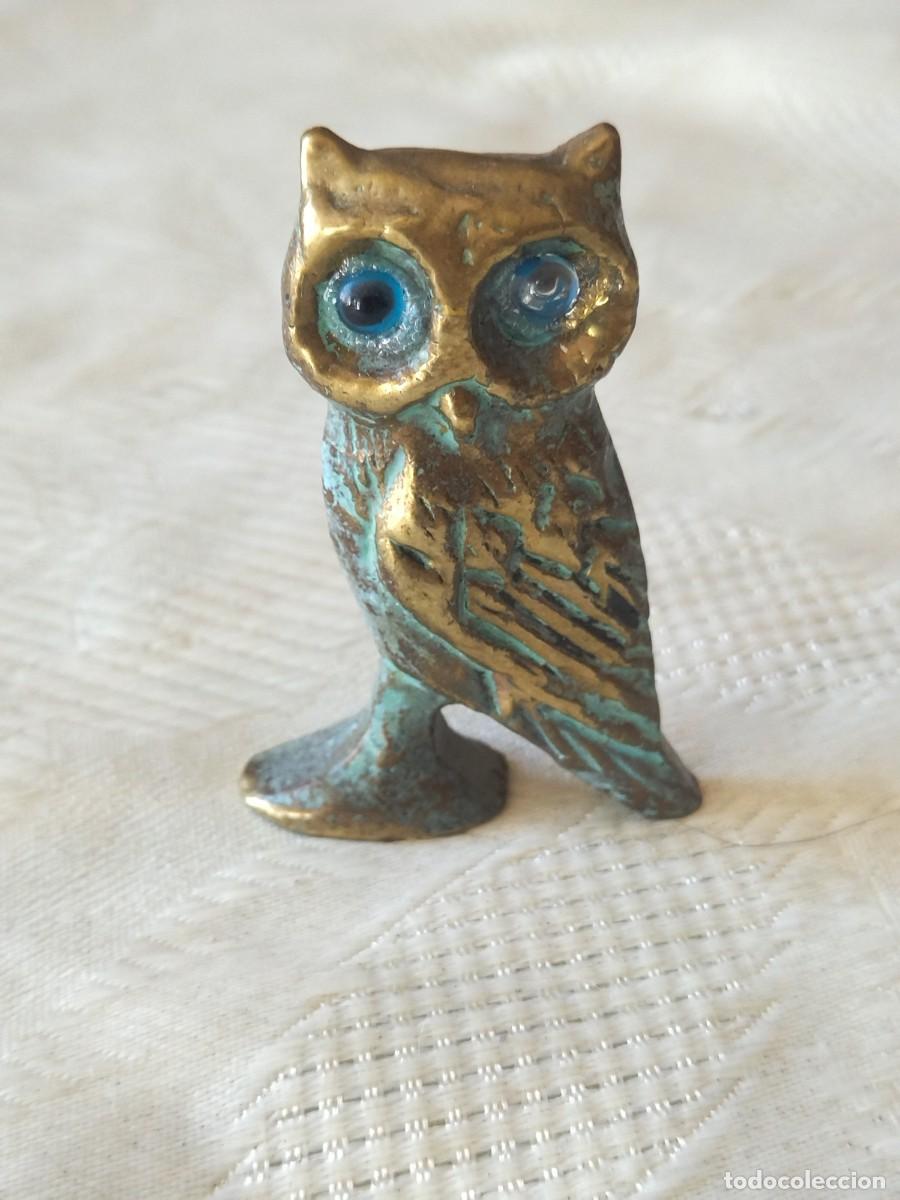 Vintage: B&uacute;ho de bronce macizo . - Foto 2