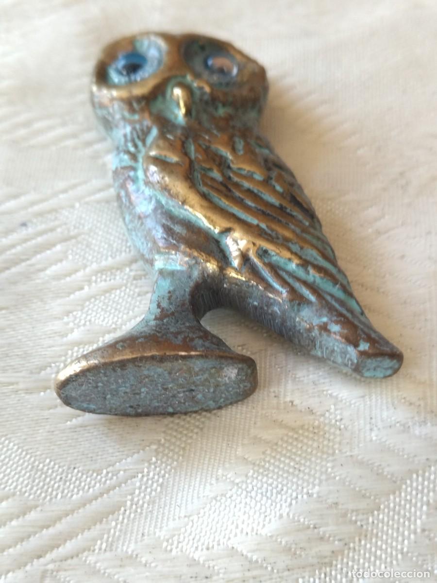 Vintage: B&uacute;ho de bronce macizo . - Foto 5