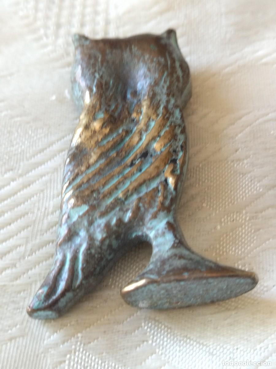 Vintage: B&uacute;ho de bronce macizo . - Foto 6