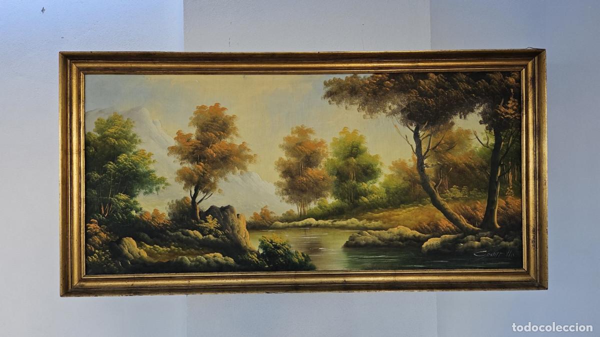 Vintage: cuadro pintura de los a&ntilde;os 70 - Foto 1
