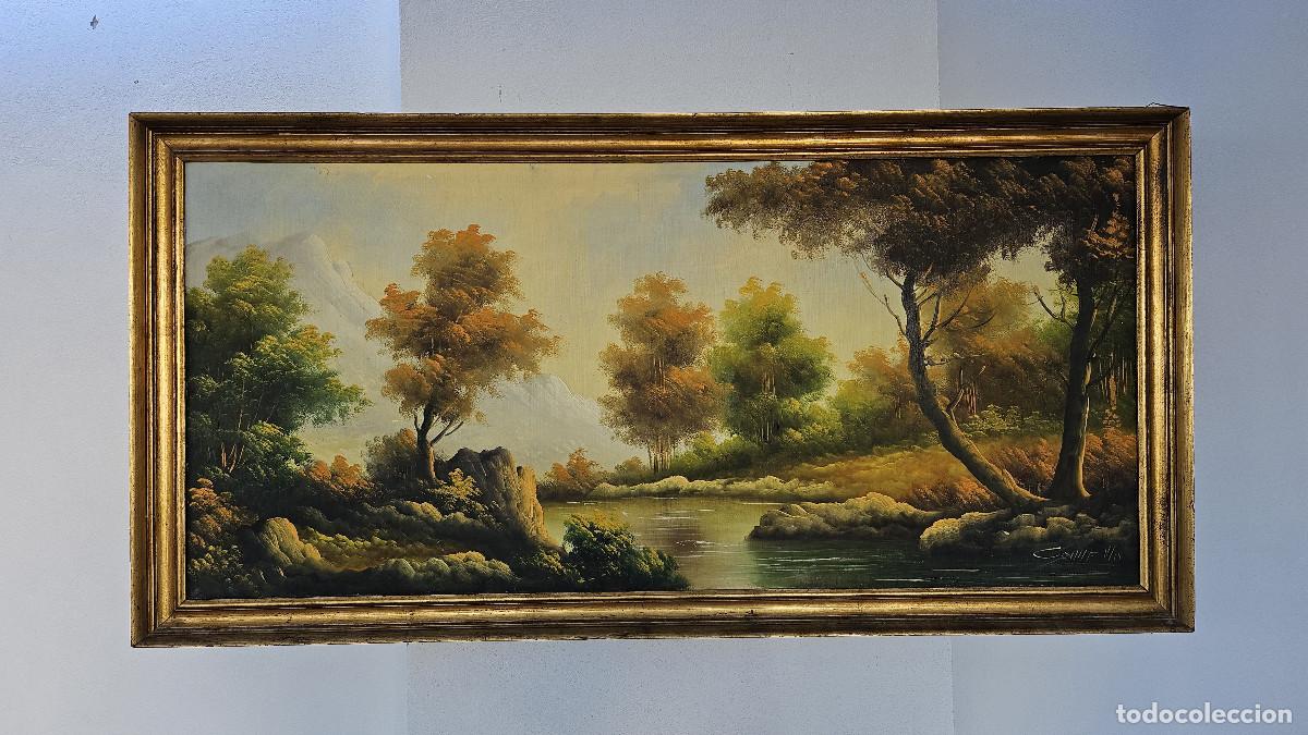 Vintage: cuadro pintura de los a&ntilde;os 70 - Foto 2