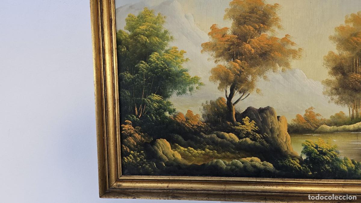 Vintage: cuadro pintura de los a&ntilde;os 70 - Foto 3