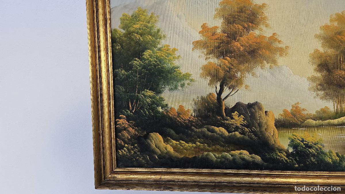 Vintage: cuadro pintura de los a&ntilde;os 70 - Foto 4