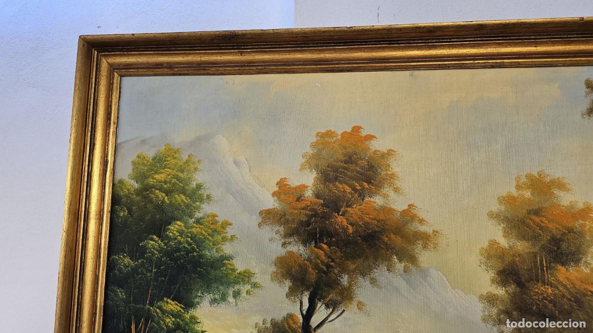 Vintage: cuadro pintura de los a&ntilde;os 70 - Foto 5