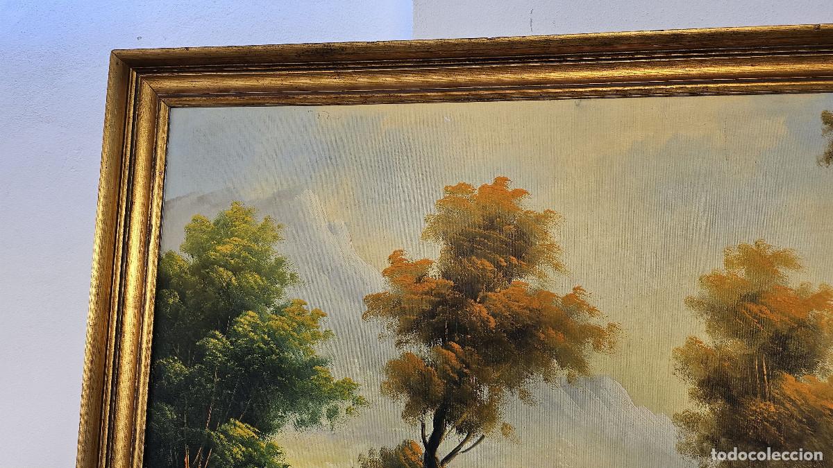 Vintage: cuadro pintura de los a&ntilde;os 70 - Foto 6