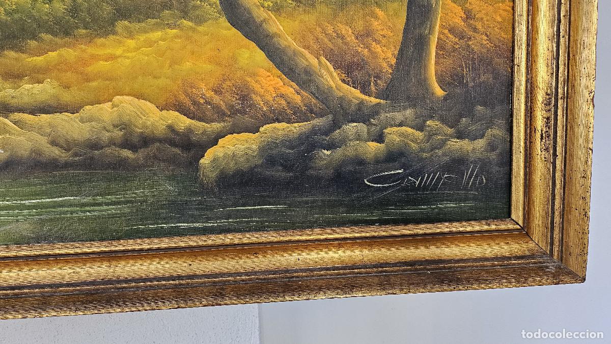 Vintage: cuadro pintura de los a&ntilde;os 70 - Foto 8