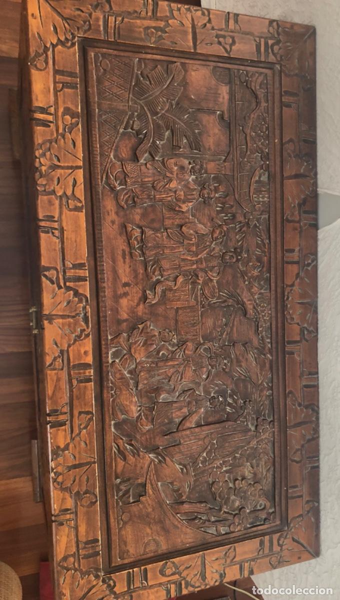 Vintage: Ba&uacute;l de madera de estilo balines - Foto 5