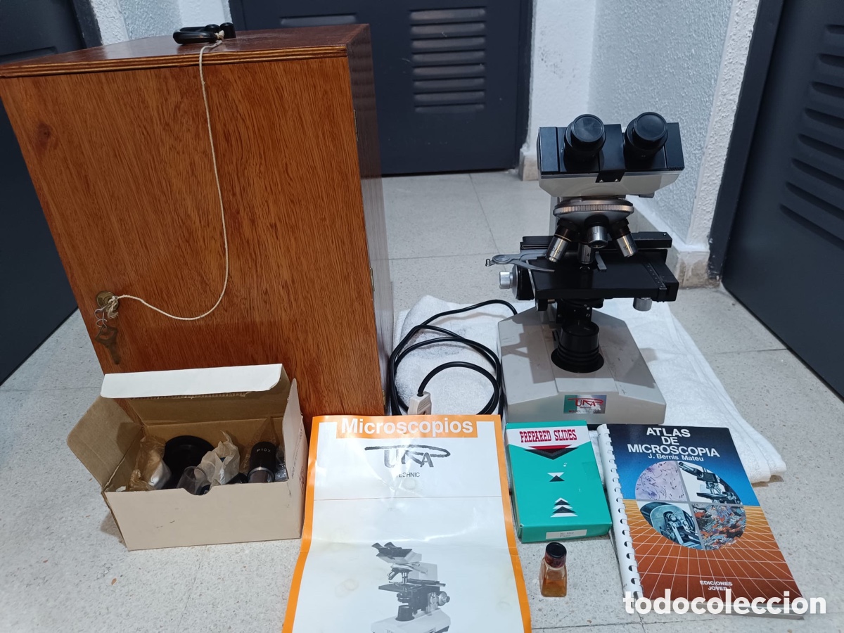 Vintage: Microscopio profesional Ura technic 107 - Foto 1