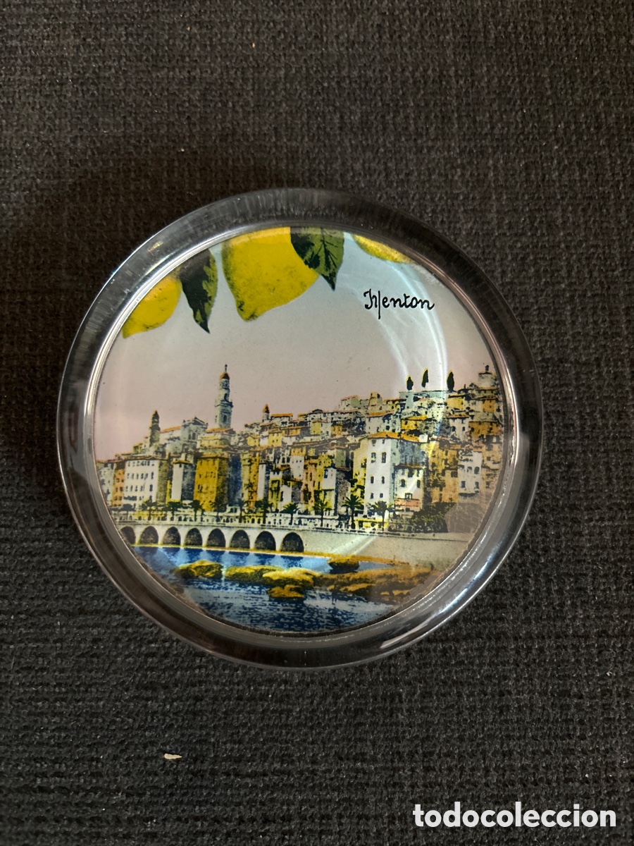 Vintage: Pisapapeles, antiguo de vidrio - Foto 2