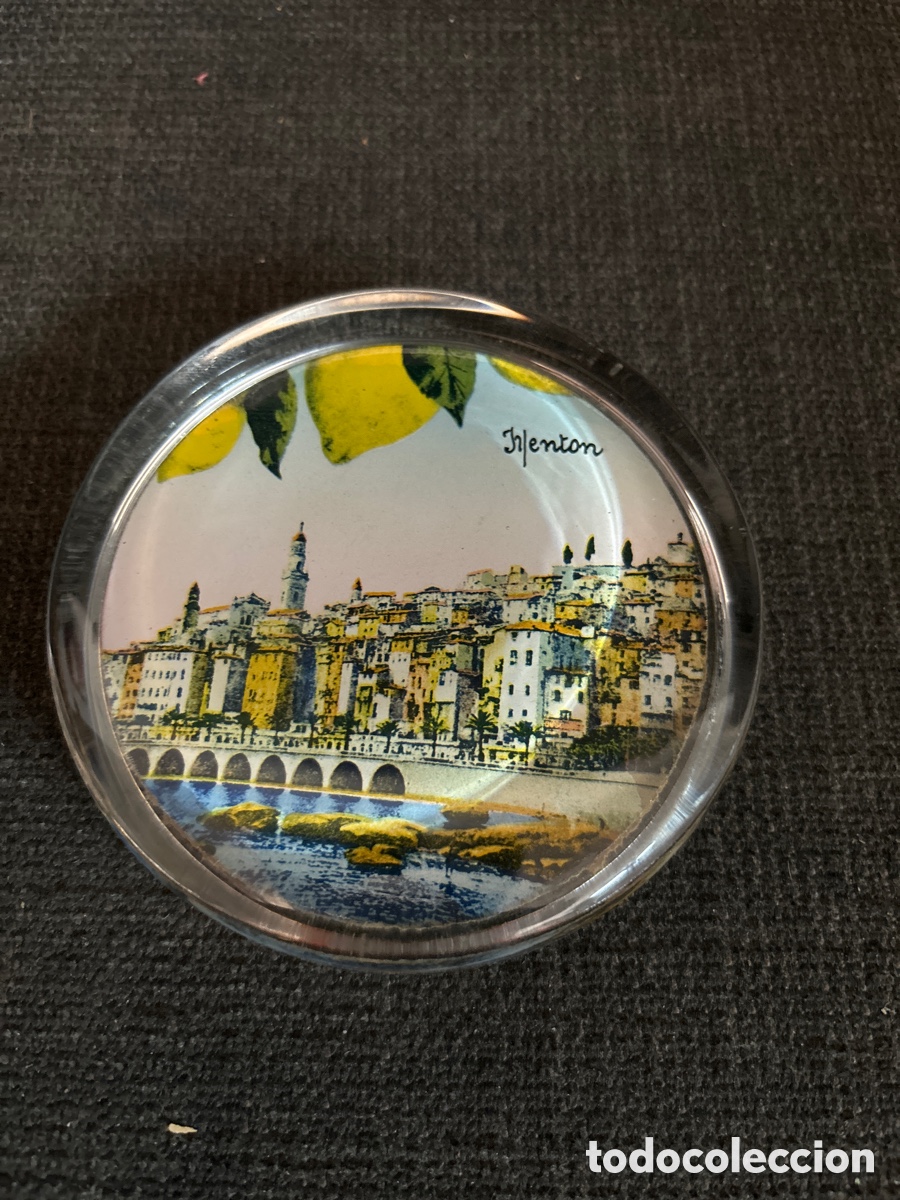 Vintage: Pisapapeles, antiguo de vidrio - Foto 1