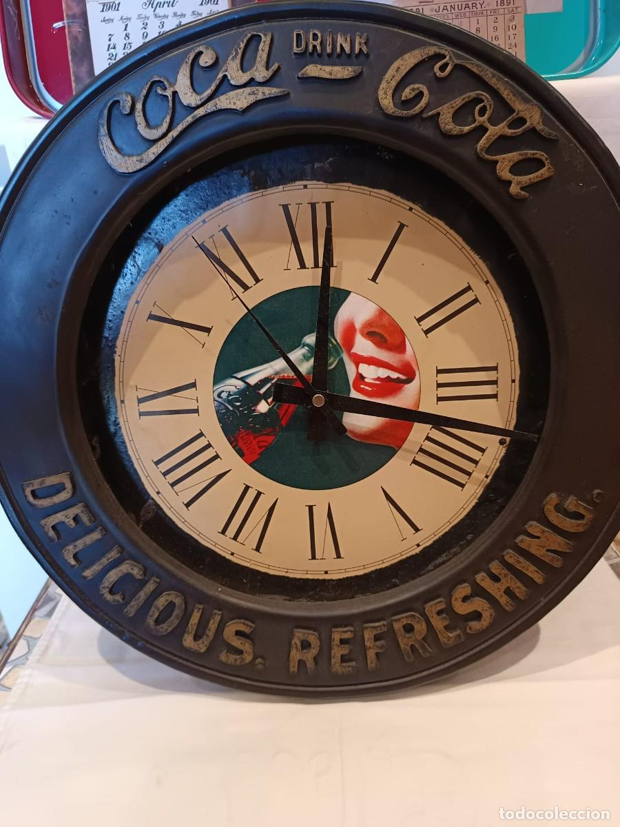 Vintage: colecci&oacute;n coca cola (reloj y 2 bandejas) - Foto 3