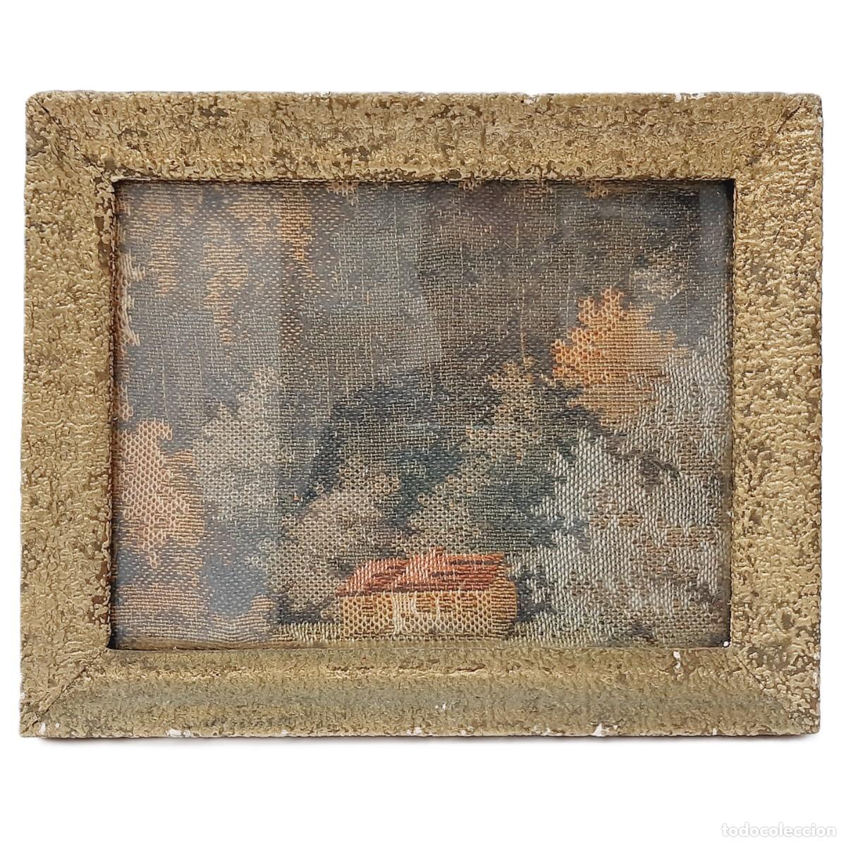 Vintage: Gobelino tapiz enmarcado vintage(16.1)
