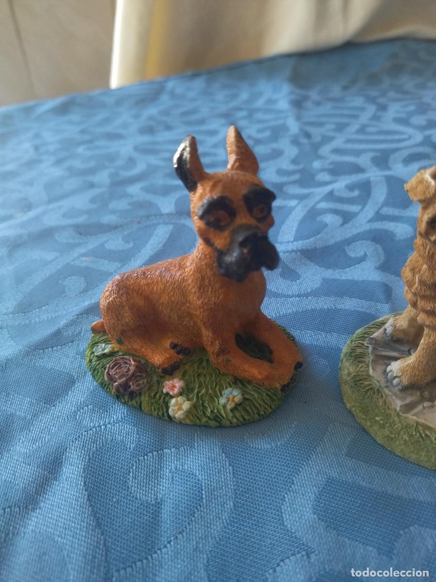Vintage: Lote de 2 figuras de perritos de resina. - Foto 4