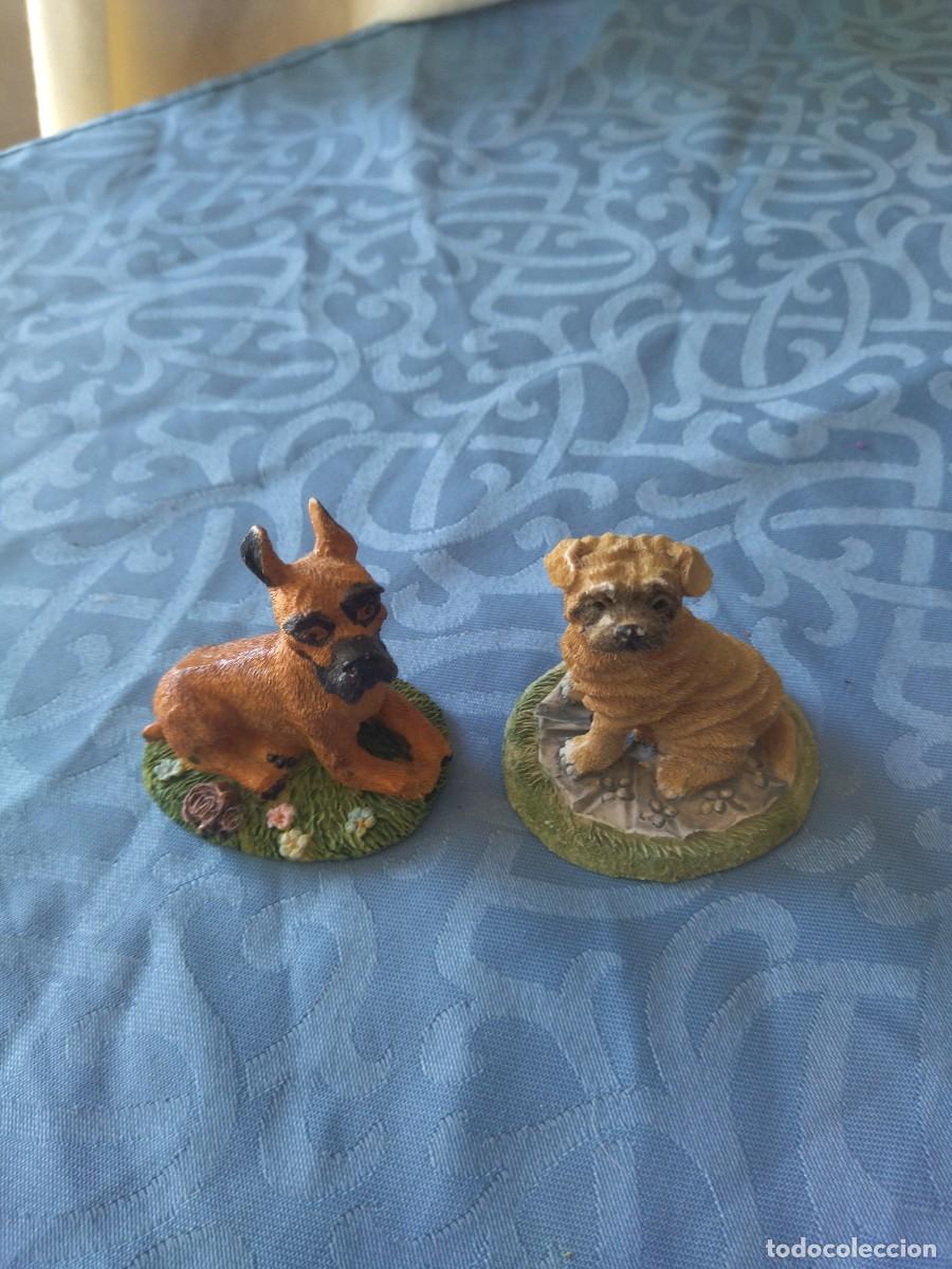 Vintage: Lote de 2 figuras de perritos de resina. - Foto 5