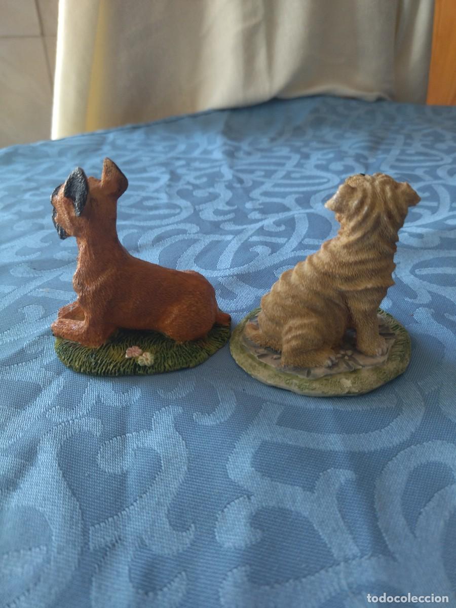 Vintage: Lote de 2 figuras de perritos de resina. - Foto 6