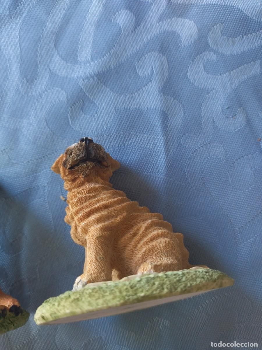 Vintage: Lote de 2 figuras de perritos de resina. - Foto 11