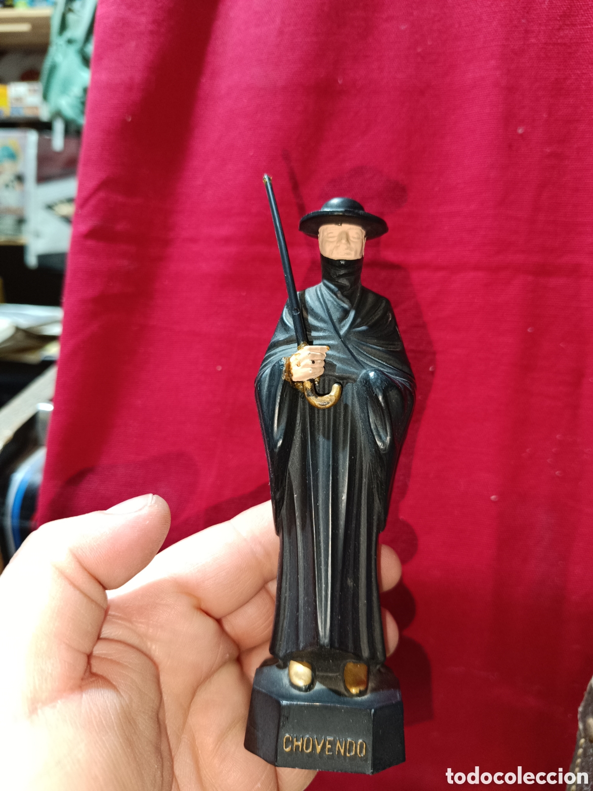 Vintage: Figura PVC CHOVENDO P&aacute;rroco Gallego incompleto