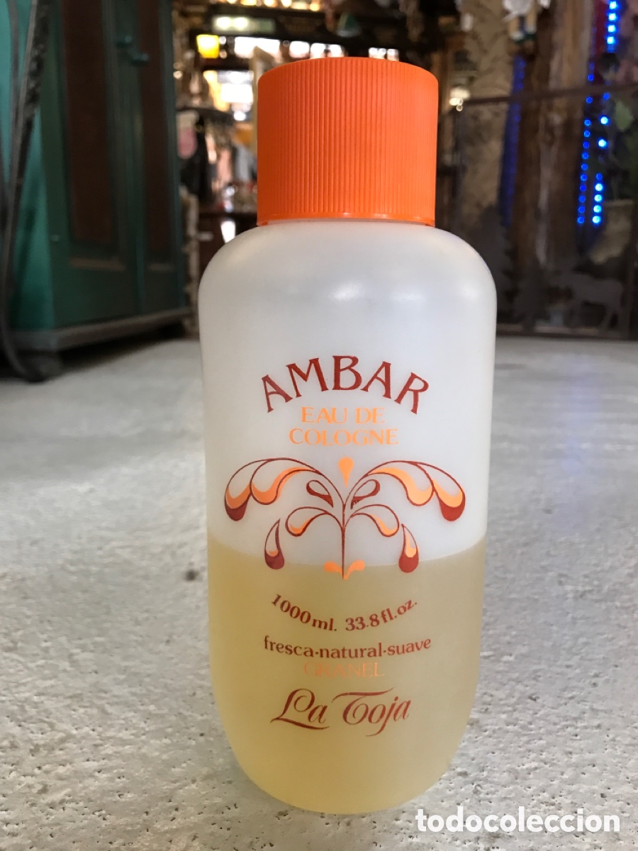 Vintage: Botella de Colonia Ambar - La Toja. - Foto 1