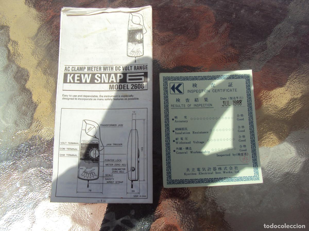 Vintage: PINZA AMPERIMETRICA consu estuche - Foto 7