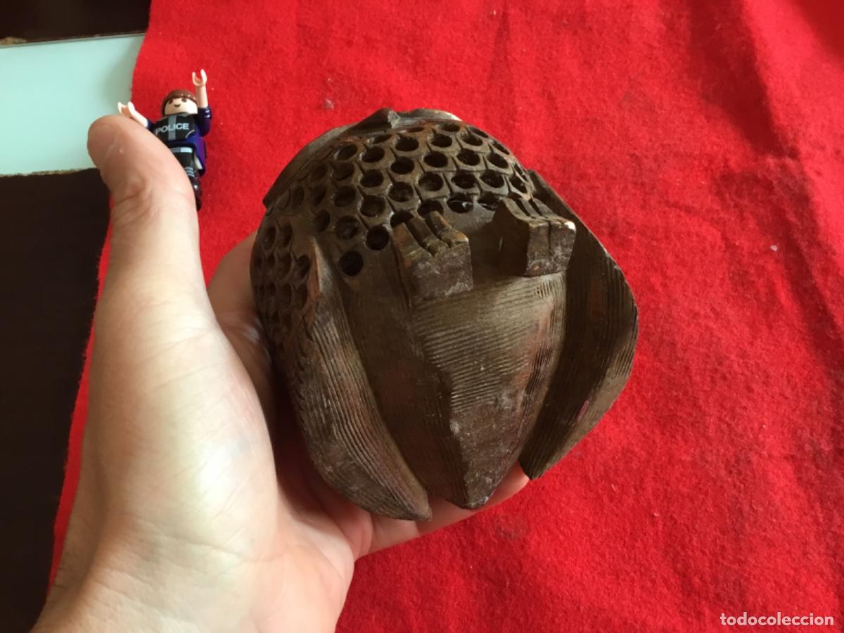 Vintage: Buho madera vela tallado - Foto 3