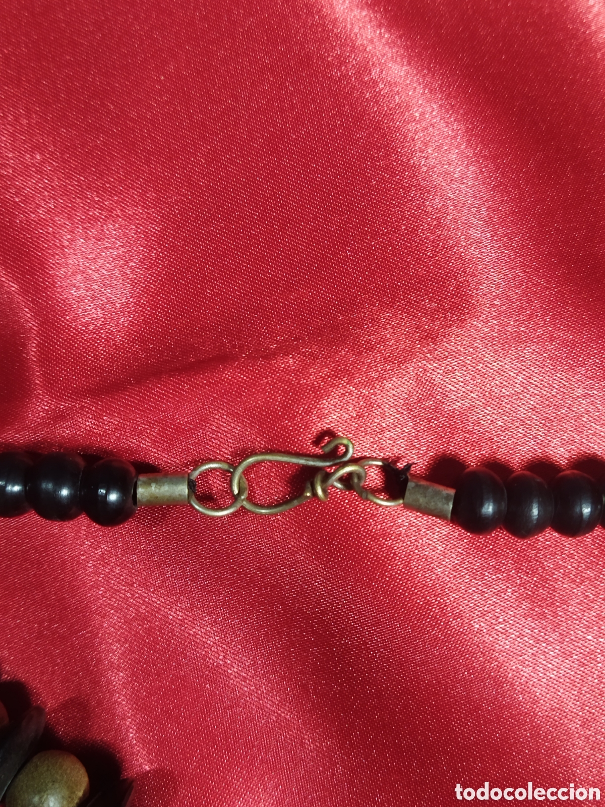 Vintage: Collar de madera indu - Foto 4
