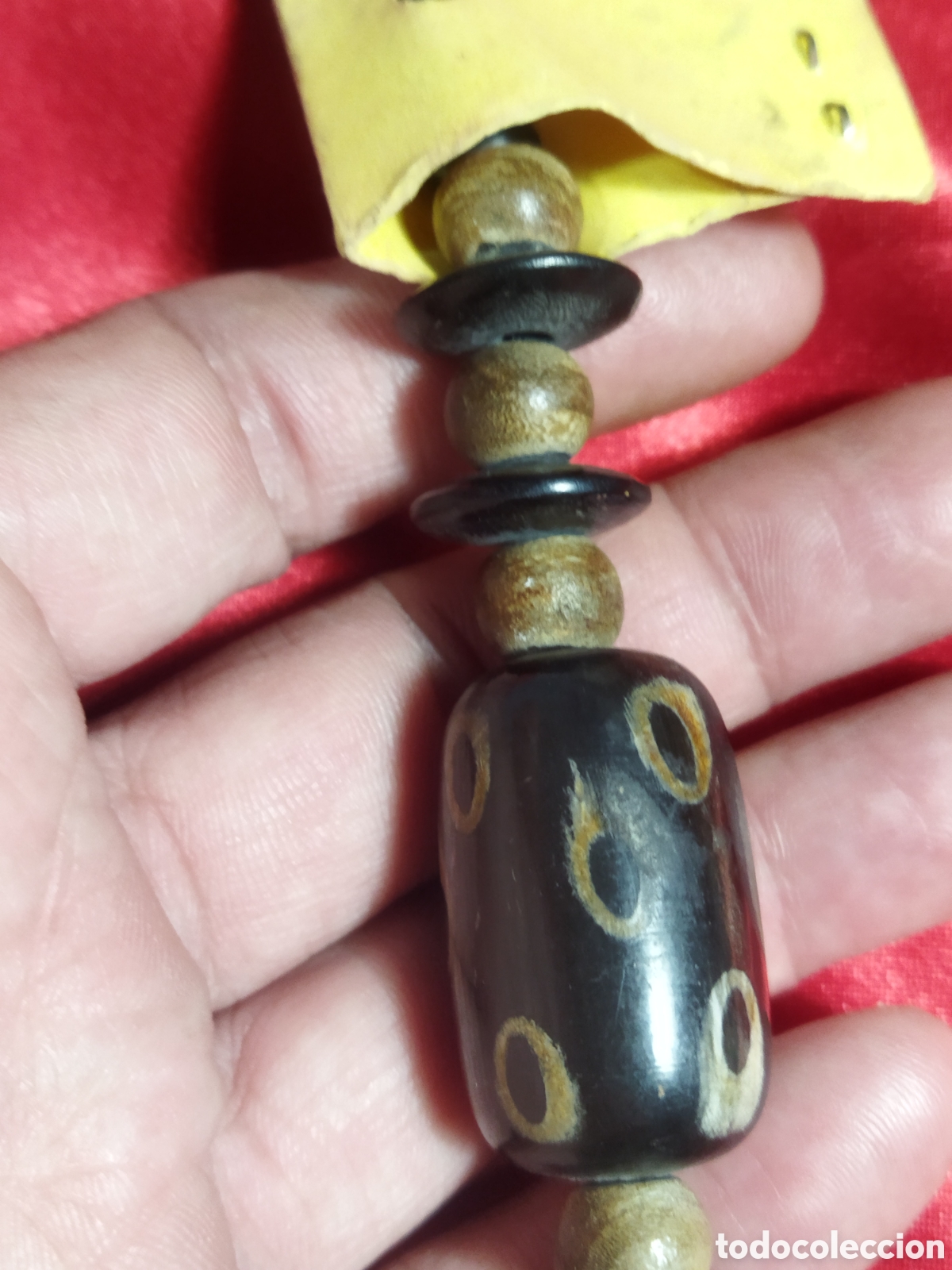 Vintage: Collar de madera indu - Foto 6