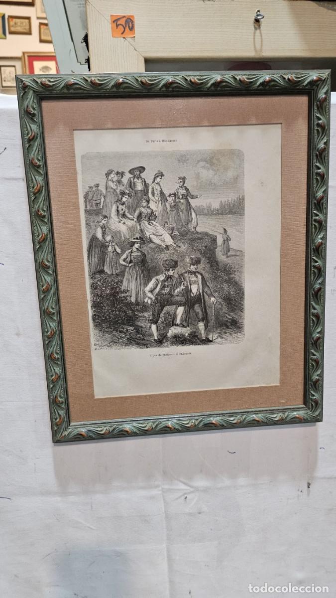 Vintage: grabado antiguo del 1823 - Foto 1