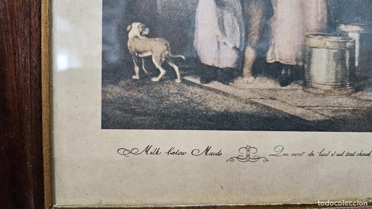 Vintage: lamina antigua con marco - Foto 3
