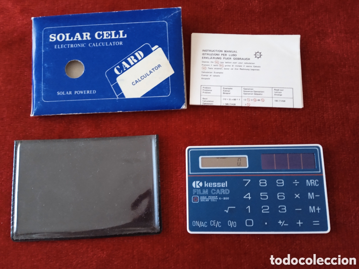 Vintage: Calculadora solar Cell - Foto 5