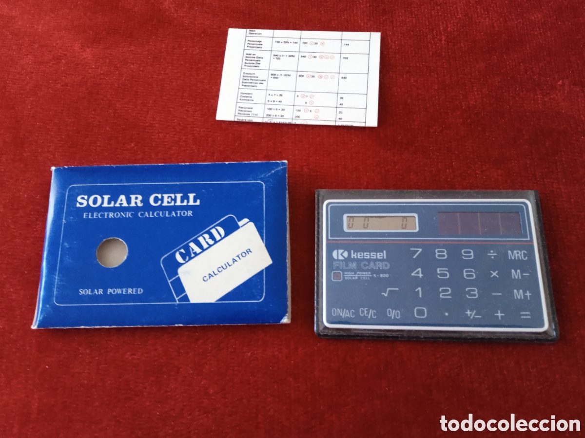 Vintage: Calculadora solar Cell - Foto 8