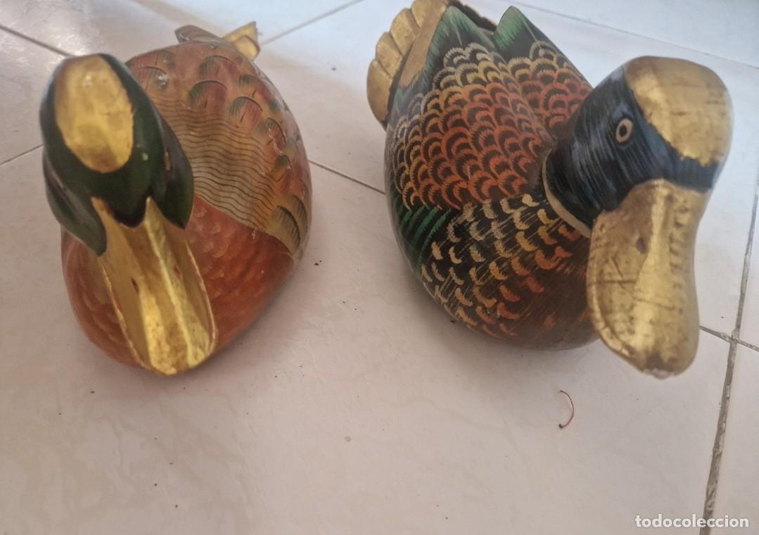 Vintage: Patos de madera decorados - Foto 1
