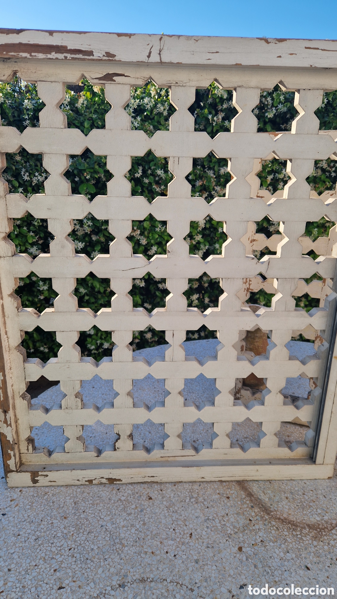 Vintage: Pareja de ventanas, ventanuco de celosia morisca - Foto 2