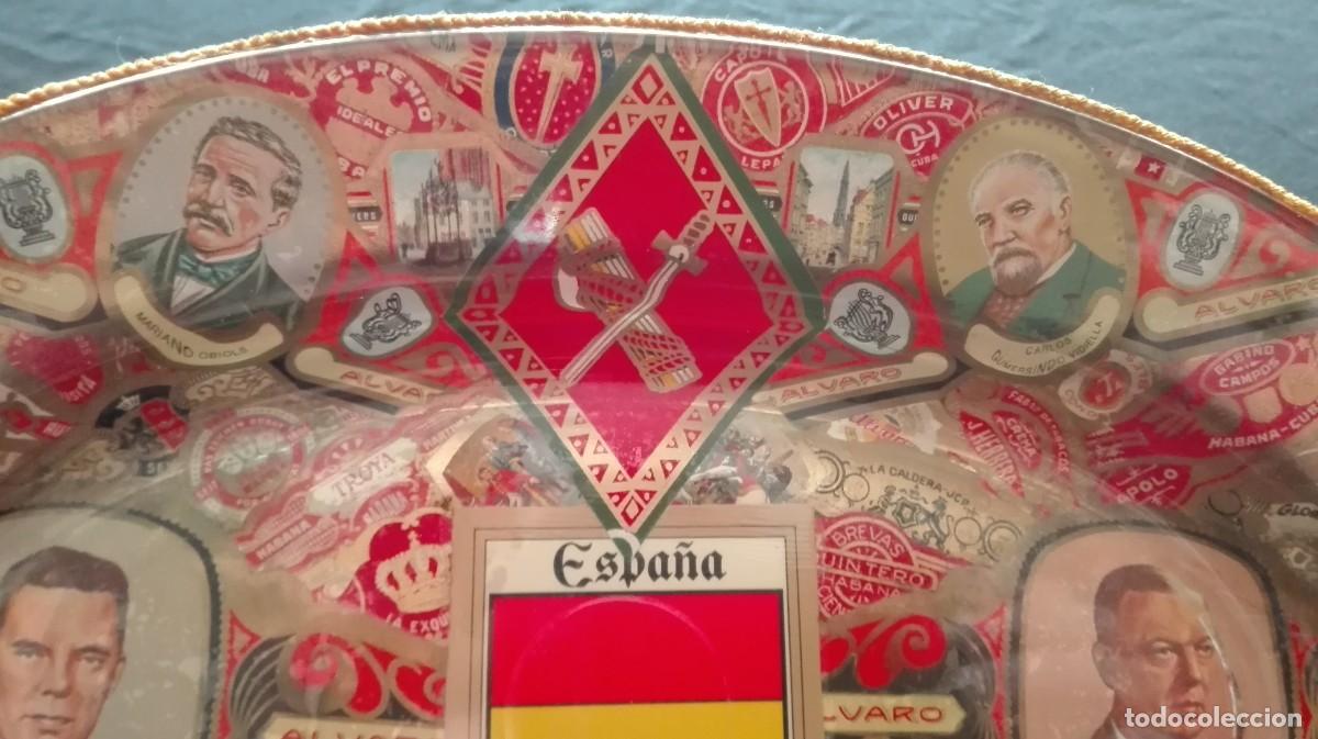 Vintage: BANDEJA DE CRISTAL PERSONALIZADA CON VITOLAS - Foto 6
