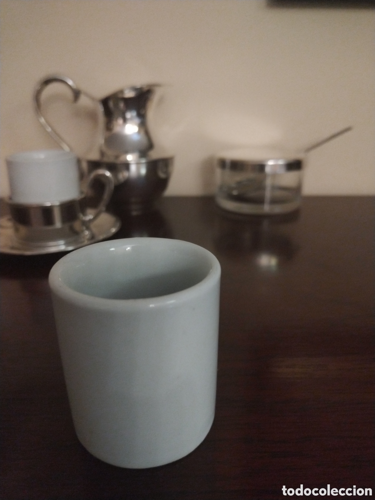Vintage: Set servicio de caf&eacute;/t&eacute; en alpaca antigua - Foto 5