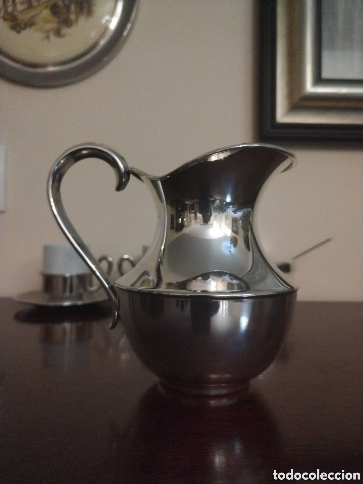 Vintage: Set servicio de caf&eacute;/t&eacute; en alpaca antigua - Foto 7