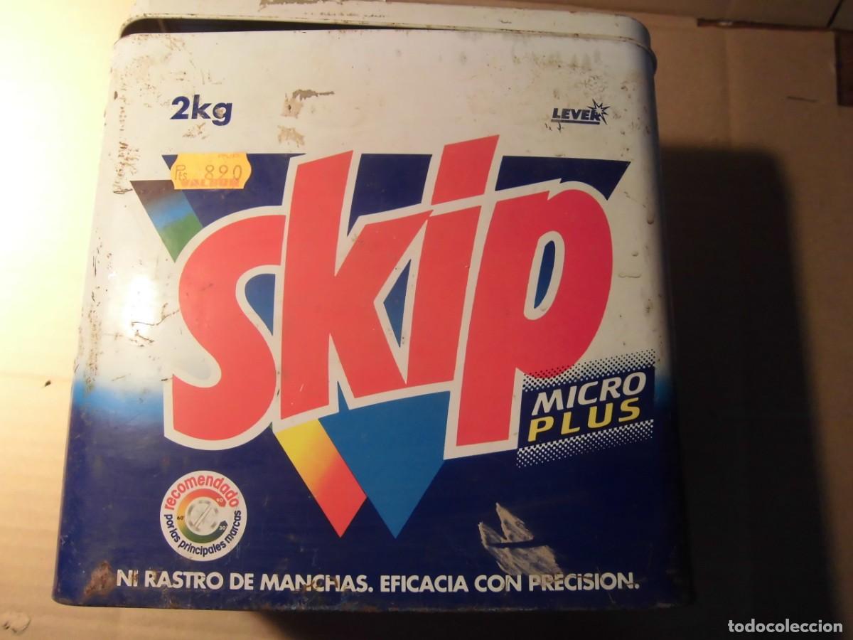 Vintage: CAJA METALICA DETERGENTE SKIP