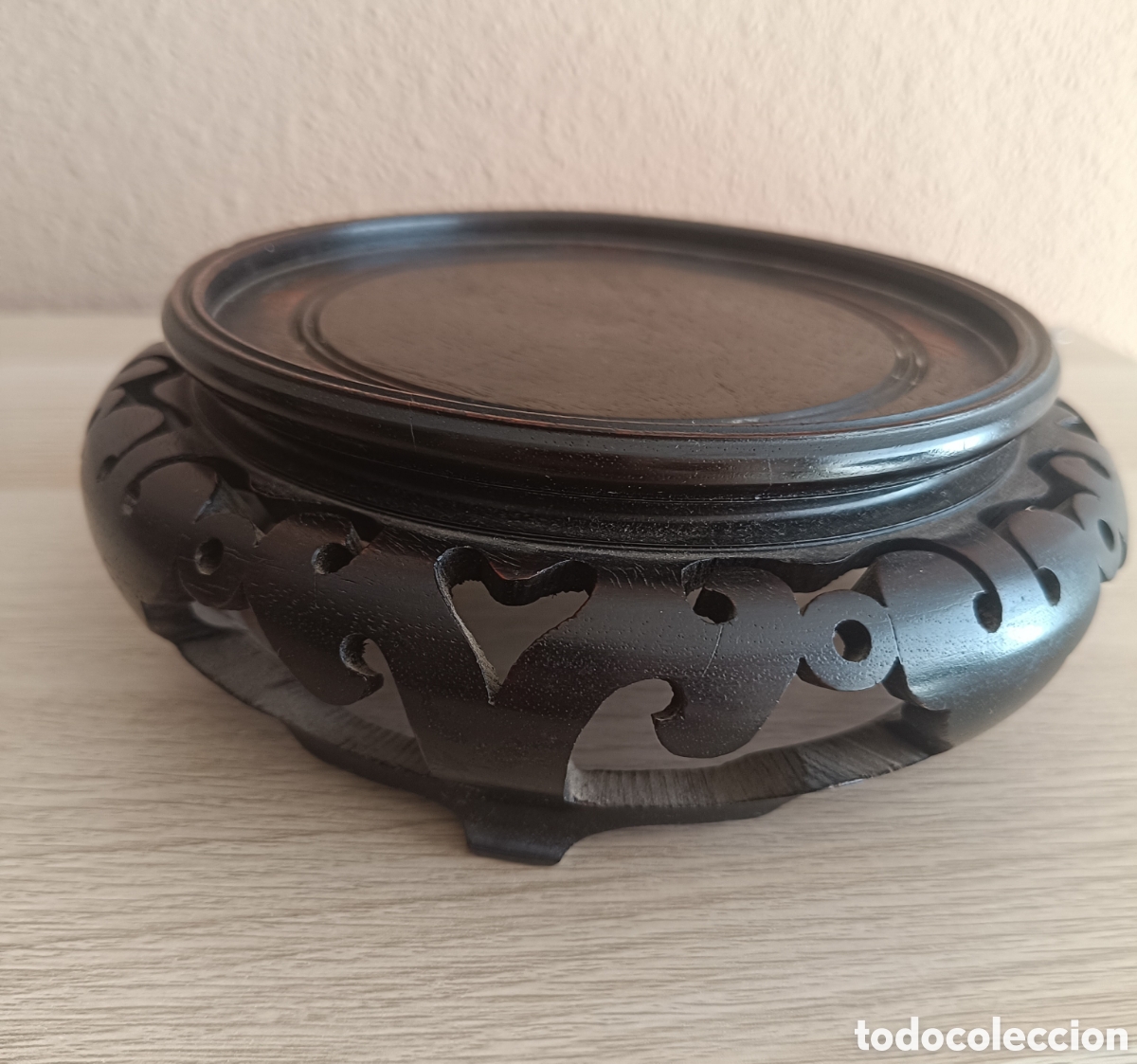 Vintage: Gran stand expositor madera Jarrones, figuras - Foto 9