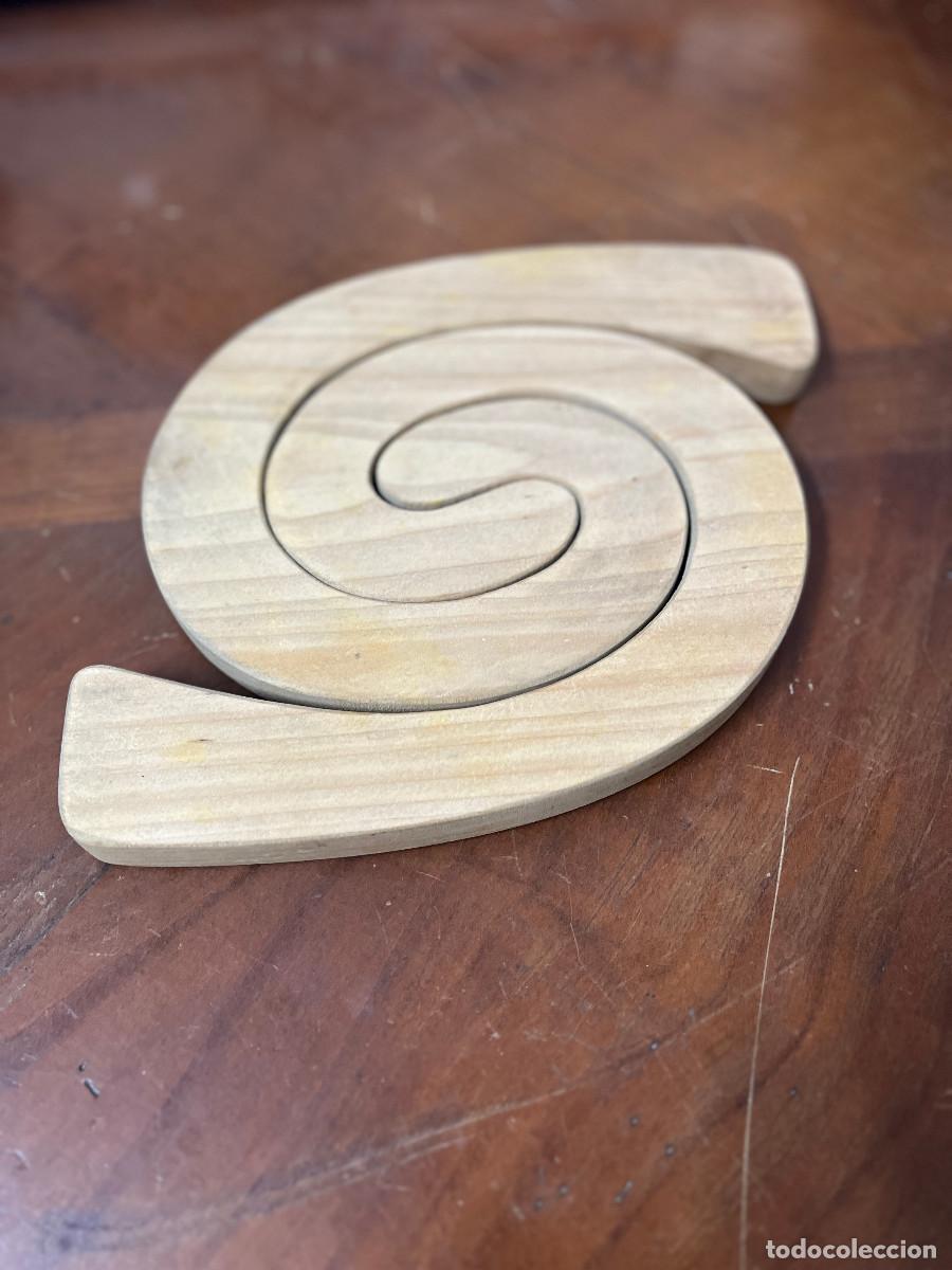 Vintage: salvamanteles de madera - Foto 5