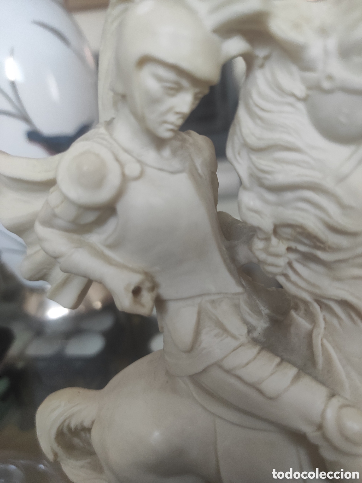 Vintage: Figura de San Jorge y el dragon - Foto 6