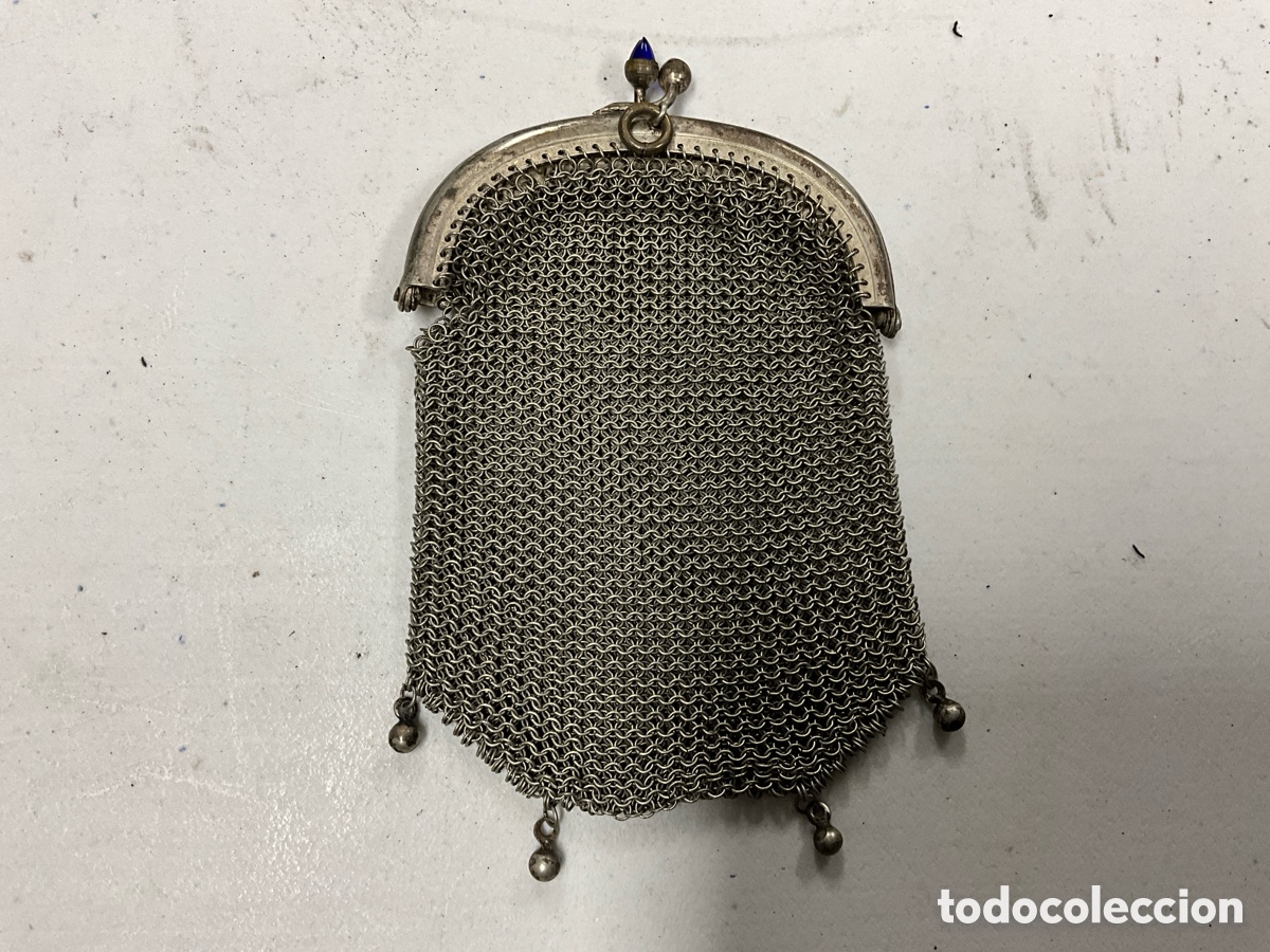 Vintage: Monedero de malla de plata - Foto 3